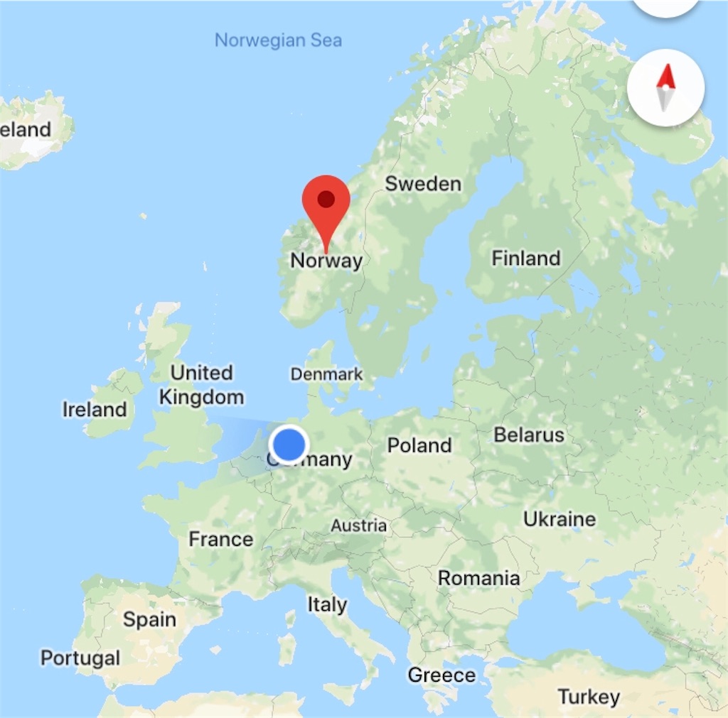 ノルウェーの地理的地図：ノルウェーの地形と物理的特徴