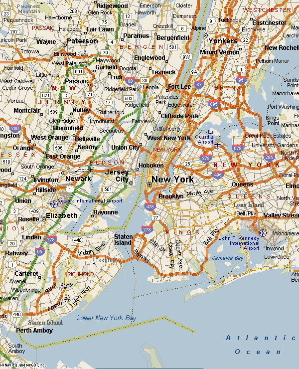 ニューヨーク、各エリアニューヨークナビ