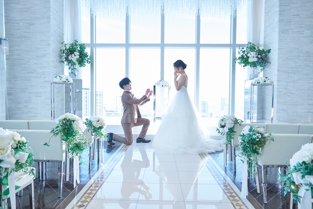 公式チャペルフォトパーク大阪南港・大聖堂フォトウェディング前撮り