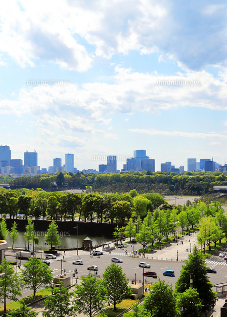 皇居外苑の身どころと３D地図