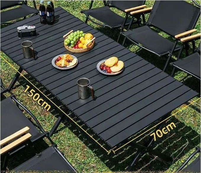 キャンプテーブル屋外折り畳みコンビネーションテーブル屋外キャンプピクニックバーベキュービーチテーブル Amazon.co.jp: WOGQX キャンプ テーブルセット