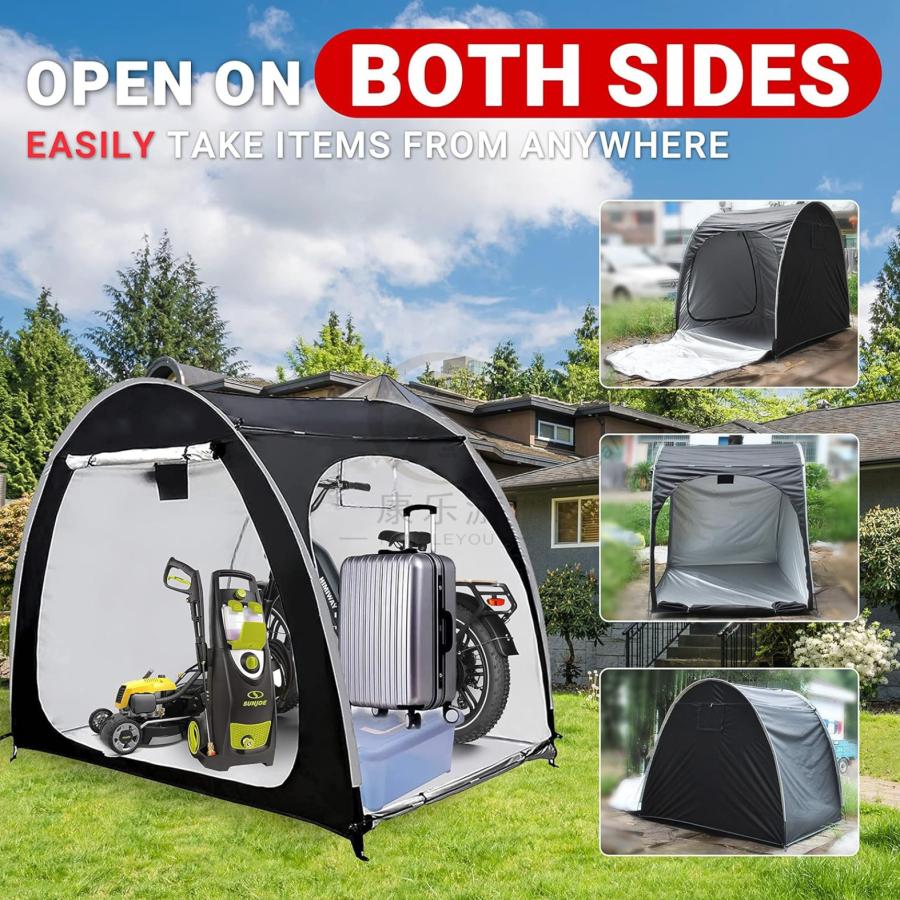 バイクガレージ テント 自転車置き場 サイクルハウス 家庭用