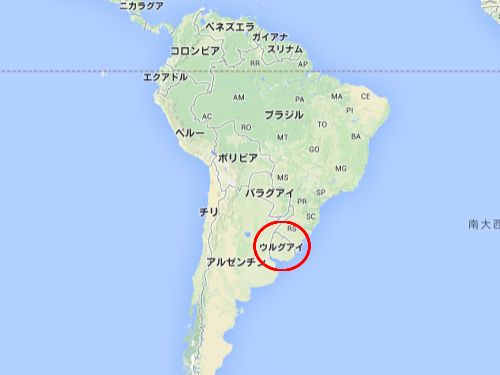 世界地図・ウルグアイの写真素材23708214- PIXTA