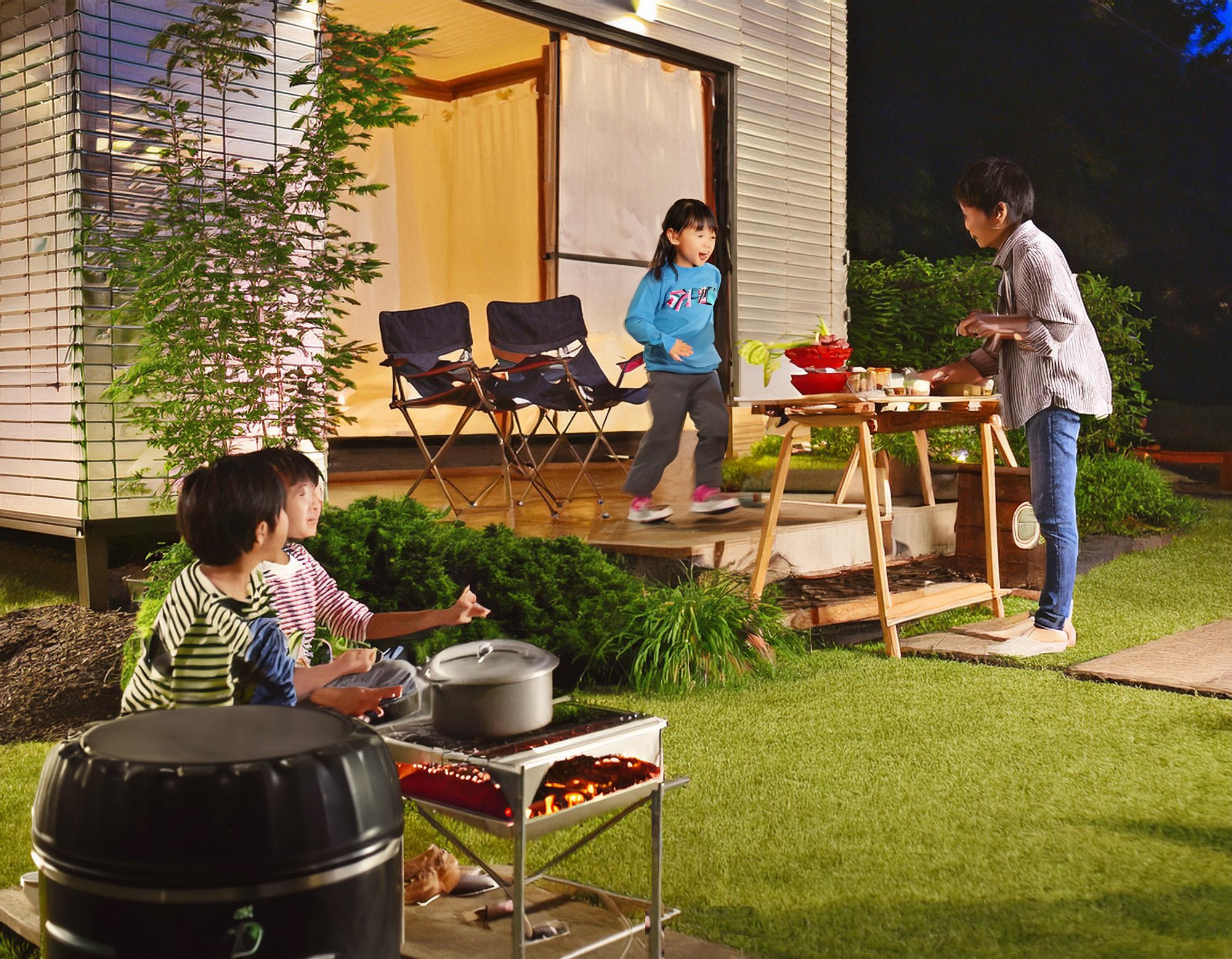 庭キャンプは意外と危ない安全＆ご近所に配慮した庭キャンプの楽しみ方、注意点茨城で家を建てるならクレアカーサ