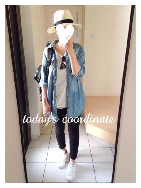 公園コーデまとめたよ🩷 これから夏まで使えるコーデがいっぱい👍 肌寒い時はUV対策したい時はシャツやカーディガンを羽織れば完璧😁カジュアル使いだけじゃもったいない❗