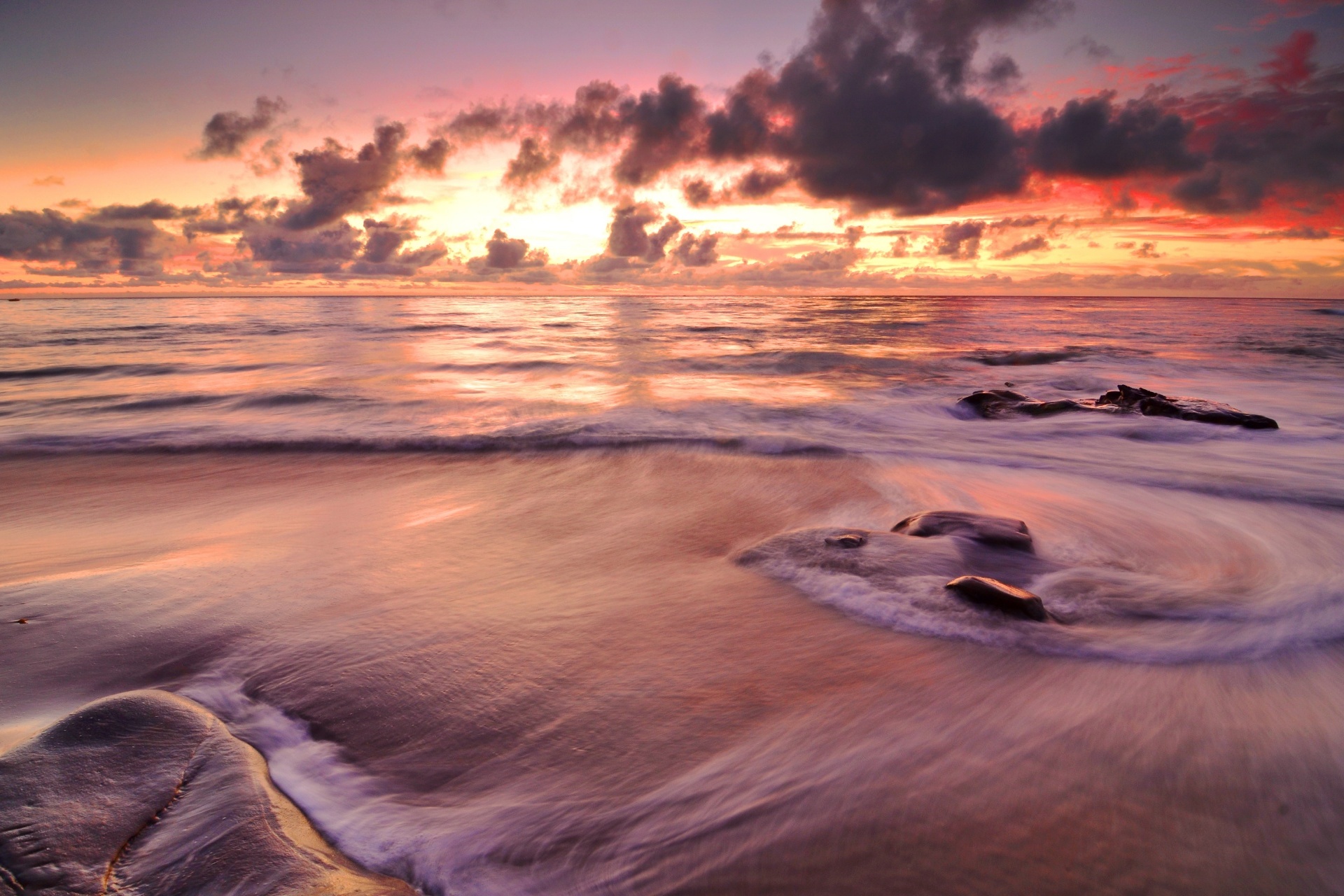 ウォールステッカー 海 南国 窓 ビーチ