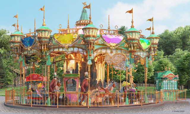 3月開園“魔女の谷”「ジブリパーク」新ポスター公開 メリーゴーランド＆フライングマシン登場cinemacafe.net