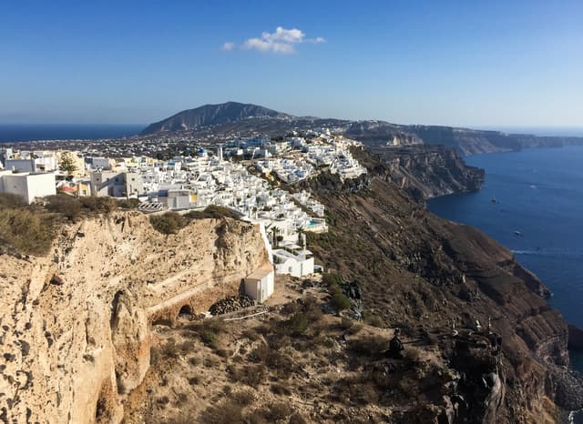 ギリシャ「サントリーニ島」の白い街並み☆「イア」の町から見た美しい夕陽