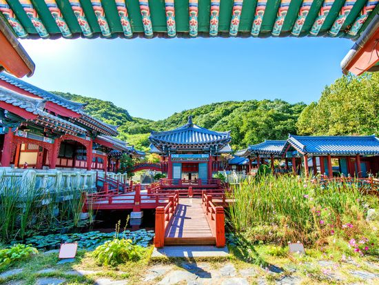 韓流ドラマロケ地ツアー 韓国時代劇 オープンセット場 加恩&聞慶