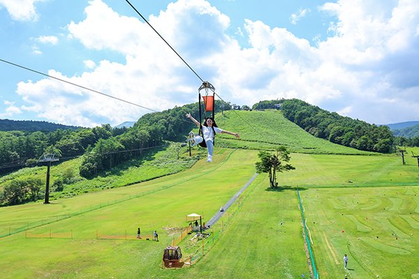 ジップライン キャンプ アウトドア スライダー