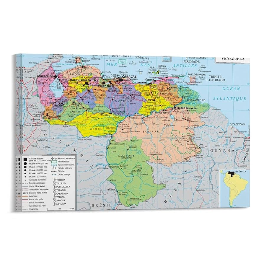 1,338 Venezuela Map Stock Photos,