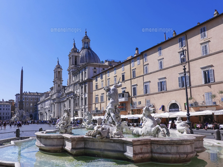 イタリア ローマ スペイン広場 噴水 写真素材886024-