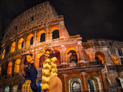 ローマのコロッセオ イタリア コロッセオの建物 アリーナイラスト素材透過、PNGフリー画像ダウンロード