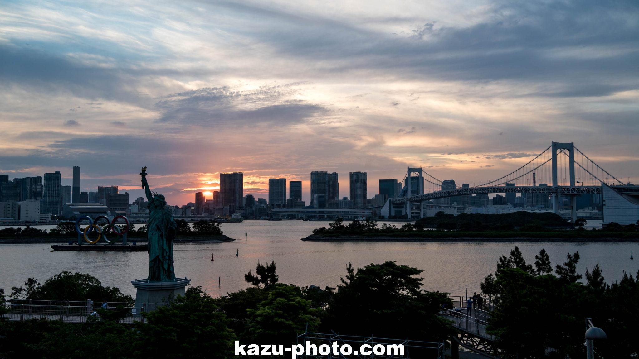 お台場の夕日 🌇 2021 1 8
