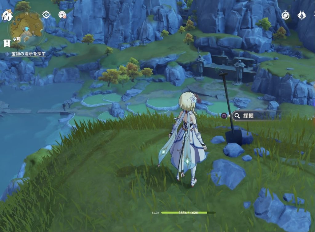 原神☆「螭の話」:5つの岩尊像ギミック＆軽策荘の最も高い場所を探すこーちゃんのゲーム部屋