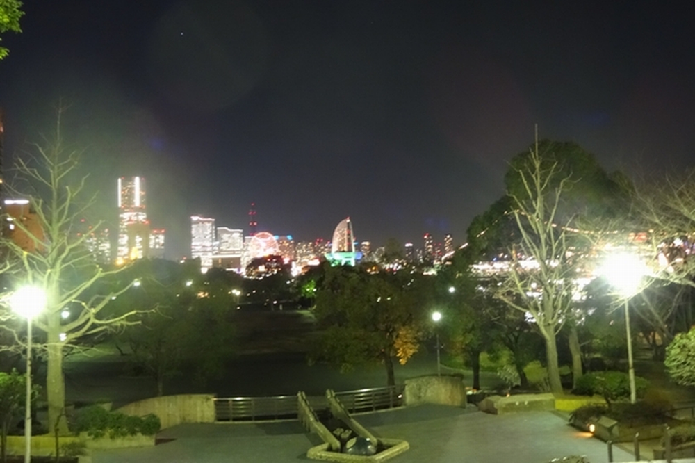 山下公園の夜景 神奈川県横浜市中区