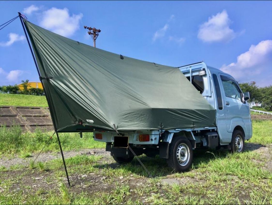 キャンピングカー軽トラ用 自作