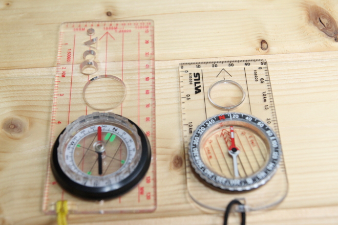 スケールコンパス 登山 クリアデザイン