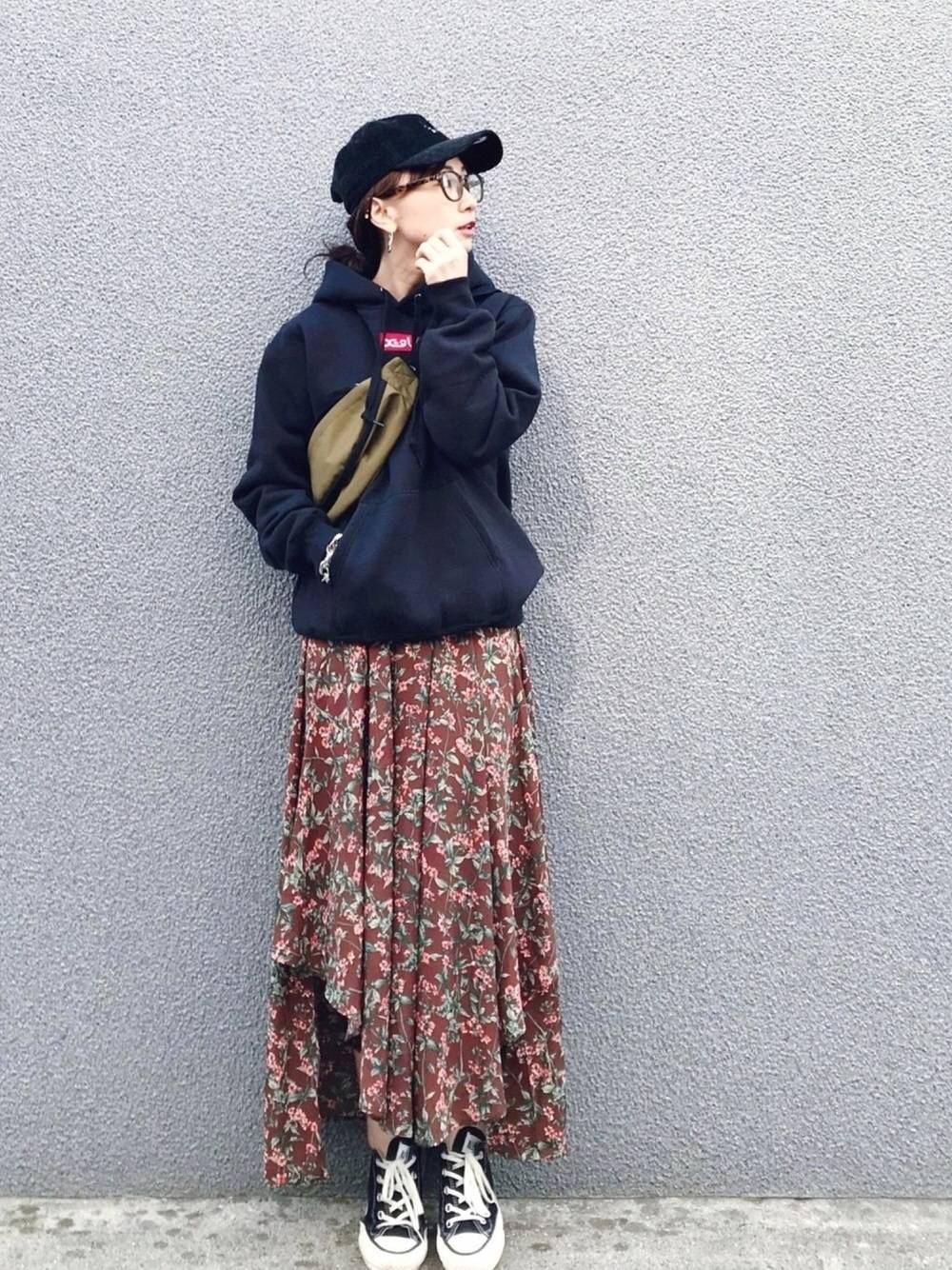 20代30代冬のママのカジュアルファッションコーデのポイントを抑えるSUWAI