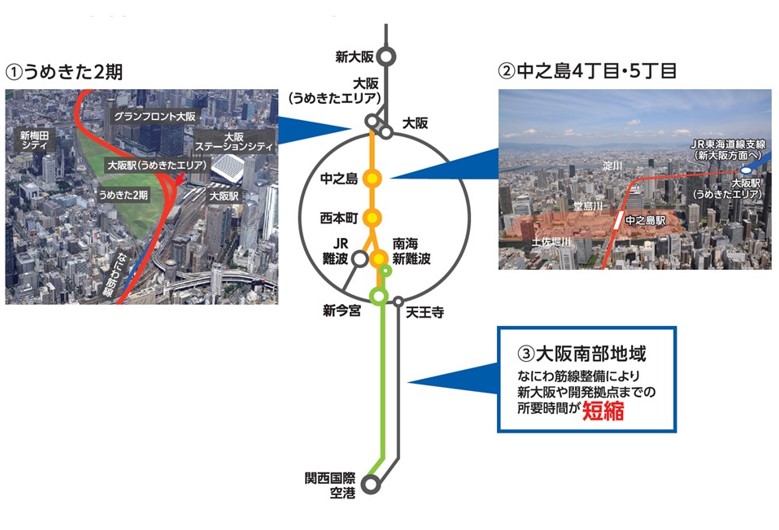 なにわ筋線』4駅新設＆阪急『新大阪連絡線』 - 新つなぐ☆ひろがる☆ときめく
