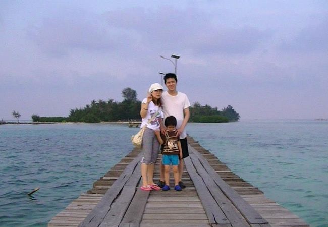 1歳4か月の娘と旧正月インドネシア19☆透明度の高い海に白い砂！ジャカルタから簡単に行けちゃう！超おすすめのプロウスリブ ～セパ島～』ジャカルタ インドネシア