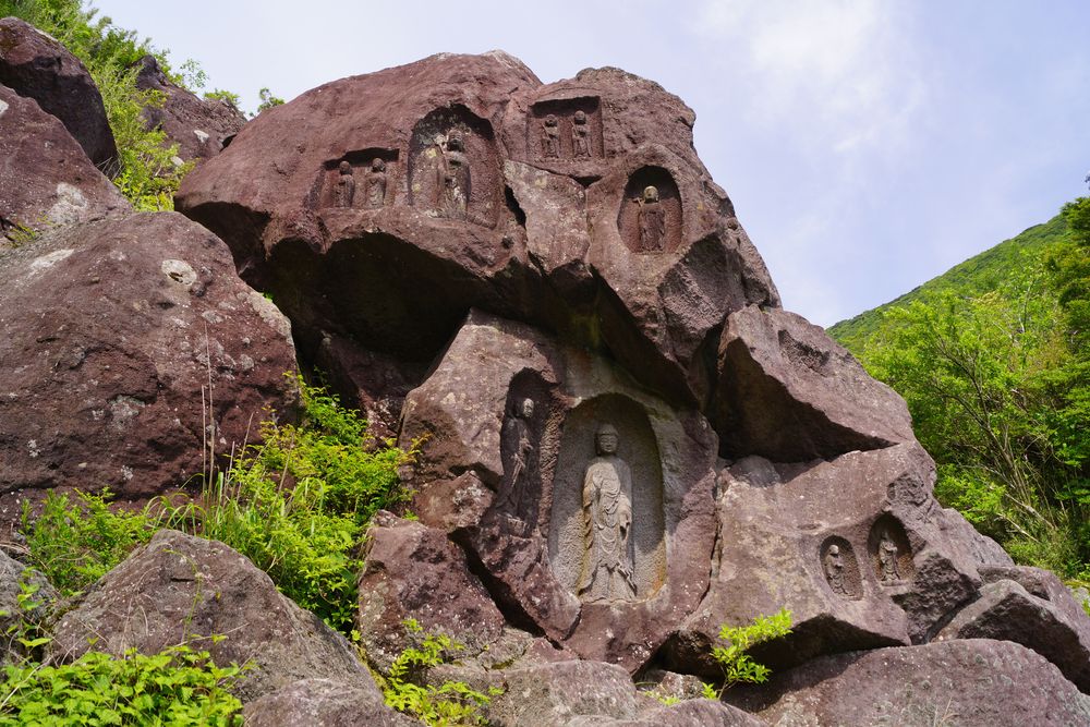 元箱根の石仏元箱根の石仏 - 山紫水明の日本