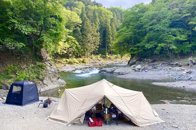 神奈川 無料キャンプも出来る「夕日の滝広場」〜sotosotodays CAMPGROUNDSの隣にあるスペース〜 - Father's
