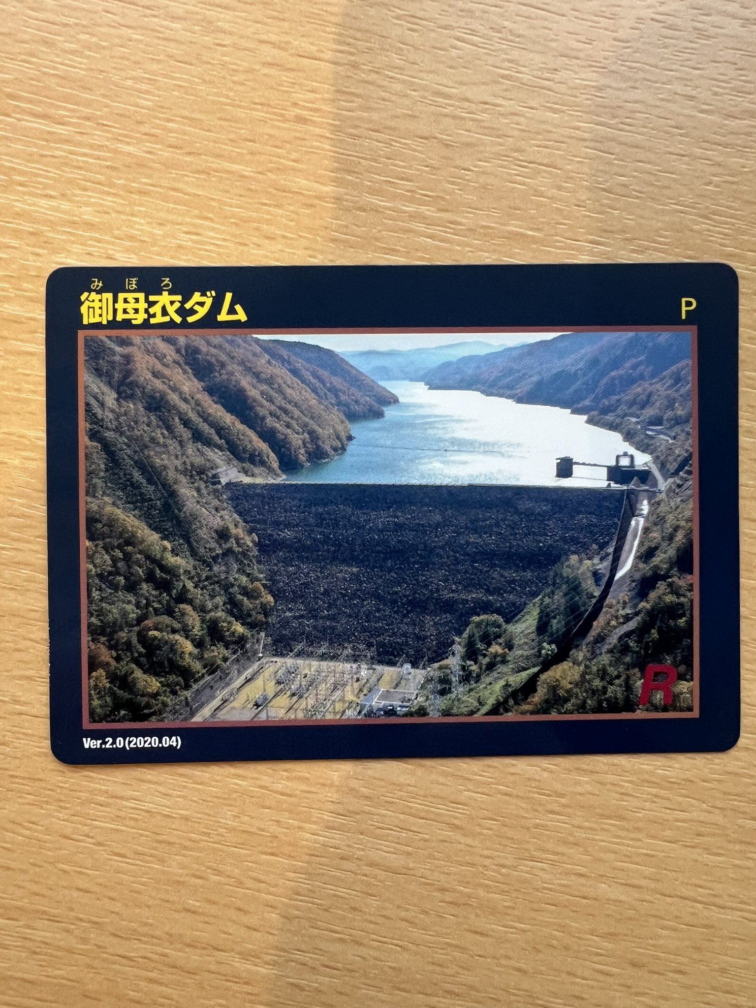 中部地方、岐阜県のダムカード２１枚セット ファイルに入ってます中野