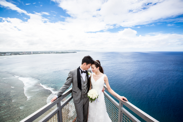 グアムで結婚式の前撮り・フォトウェディング Ushers' Photo