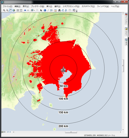 タイムマシーン3号の動画を踏まえて、東京タワーとスカイツリーのちょうど真ん中を実際に確かめてみた - くぜのメモ