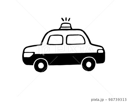 パトカー：イラスト無料