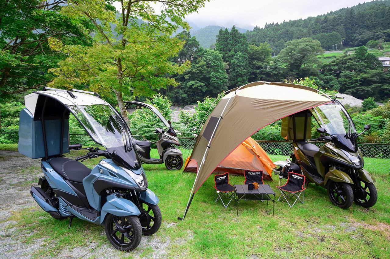 トリシティ155 ルーフ仕様 特大リアボックス東京大田区のバイク修理・販売オートサービス翔