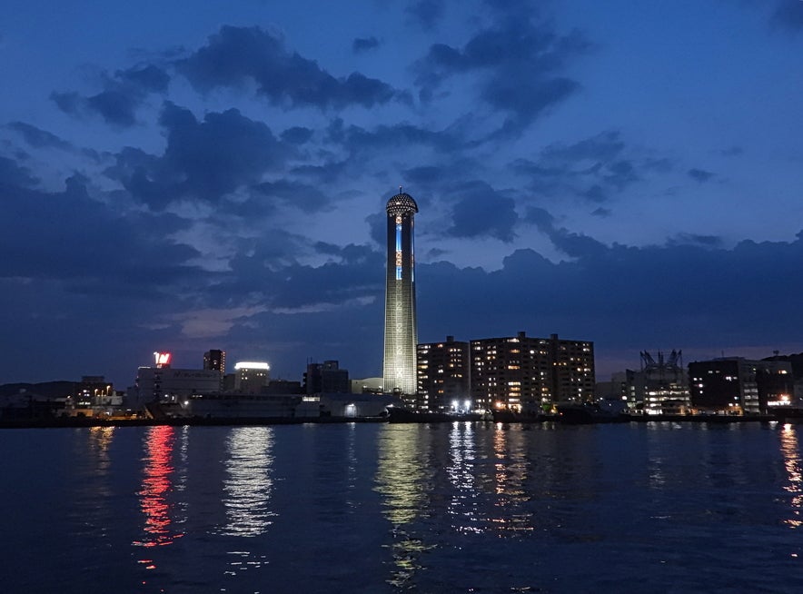 山口県 下関の夜景・関門海峡の写真素材56914945- PIXTA