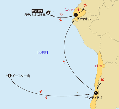エクアドル、ガラパゴス諸島の政治地図のイラスト素材・ベクター Image 27314452