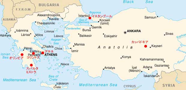 トルコ、コンスタンティノープルの町の地図、1650年頃