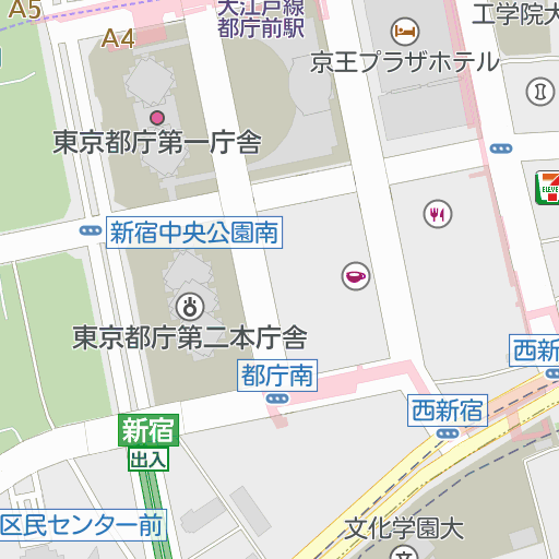 新宿住友ビル+三角広場 から近くて安い駐車場特Pとくぴー