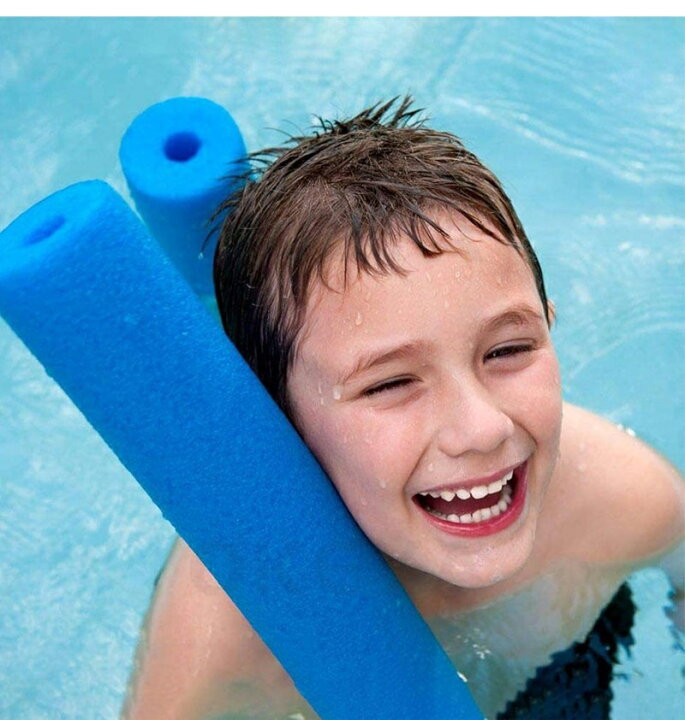 @yumi.asobbotte☜他の投稿はこちら💁‍♀️, セリアのプールスティックを2本つなげただけ！,運動きらいな子、運動苦手な子も、おもわず食いつく😍, ⁡, @3sunlevinさんの投稿を見て、一目惚れ🤩したこのプールスティックの輪っか♪,⁡,