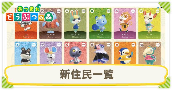 あつ森 「あつまれ どうぶつの森」の「アネキ系住民」人気ランキングTOP26！