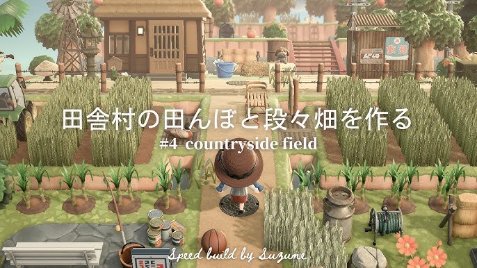 あつ森 南河口を活かす河川敷とログハウスな自宅周りをつくる 島クリエイター- YouTube