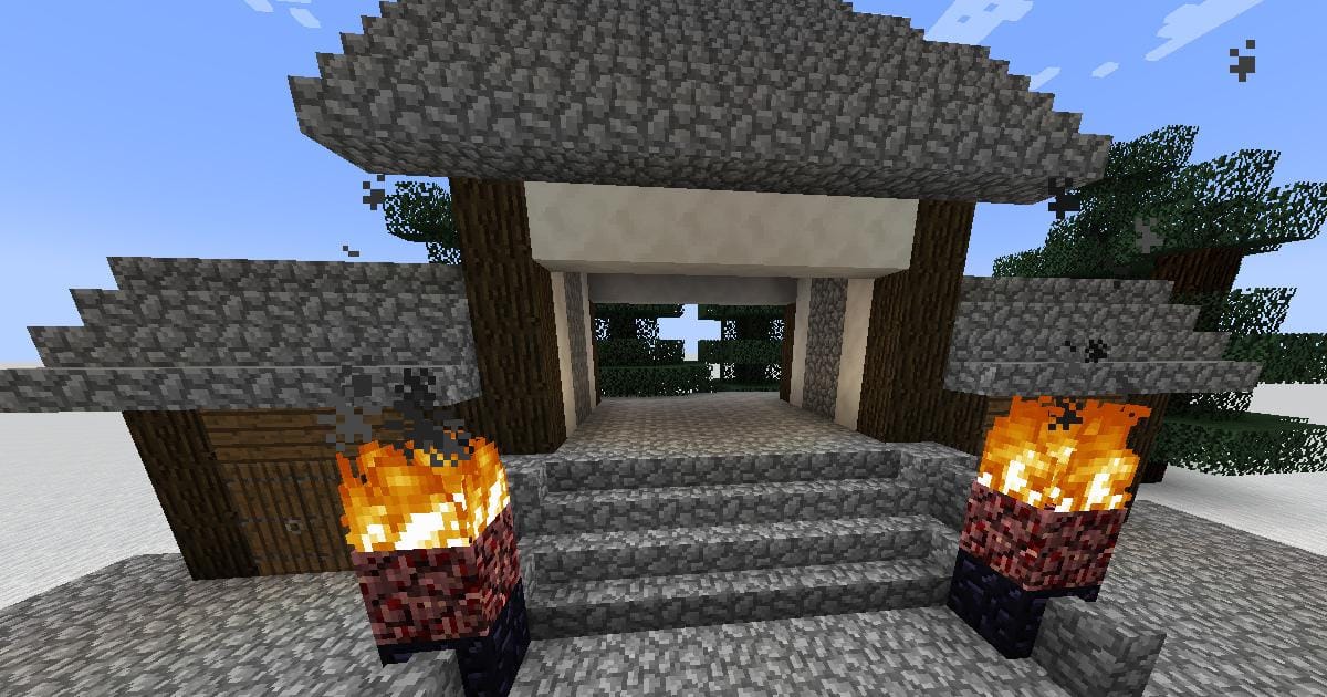 景観 ネザー建築 -地獄の要塞