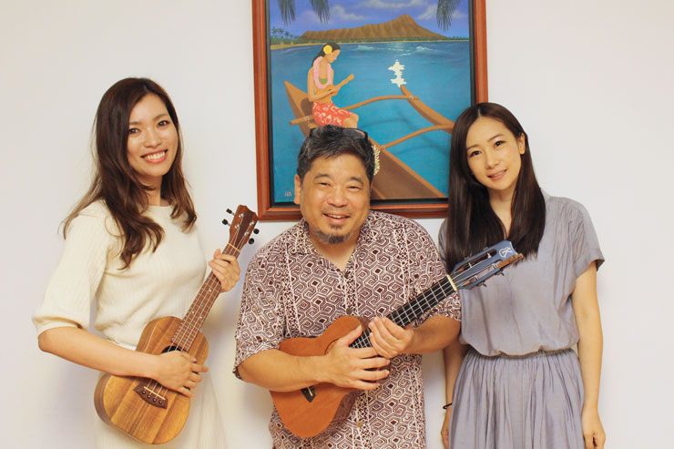 ハワイ ウクレレ 小物入れ①