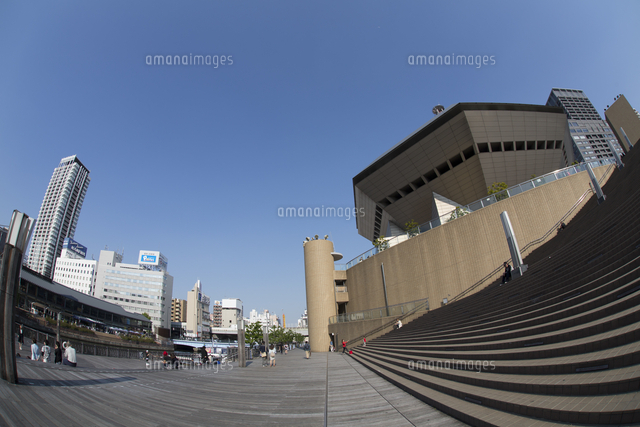 日本の旅 関西を歩く 大阪市浪速区の湊町船着場、ホテルモントレ グラスミア大阪、地下鉄堺筋線駅周辺』ミナミ 難波・天王寺大阪