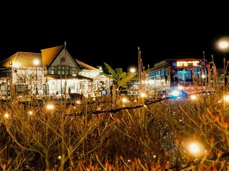 白河駅前イルミネーションが開催中です - 白河観光ガイド白河観光ガイド