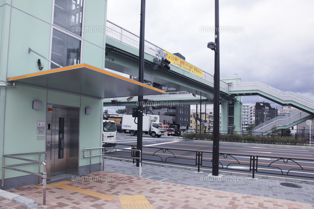 歩道橋エレベーターEVシャフト建屋の屋根・防水北島建築設計事務所