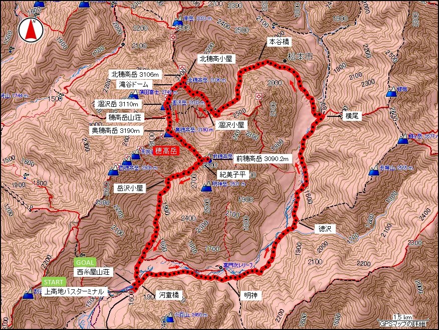 ルート案内槍ヶ岳登山情報槍ヶ岳山荘グループ