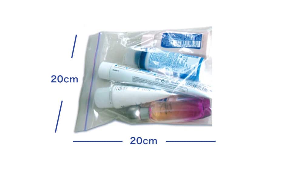 国内線・国際線で液体を機内に持ち込むときのルールタビサポ三井住友VISAカード
