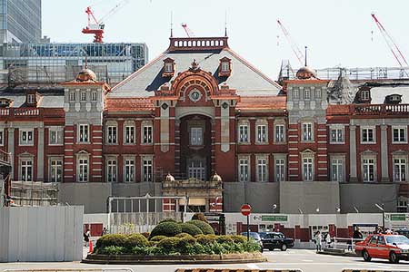 夕暮れの東京駅赤レンガ駅舎 写真素材6638060- フォトライブラリー