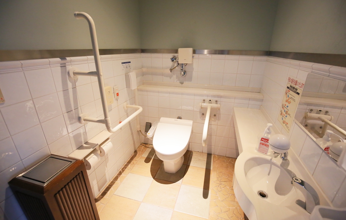 トイレ混雑状況エリア選択東京ドーム内混雑状況確認システム