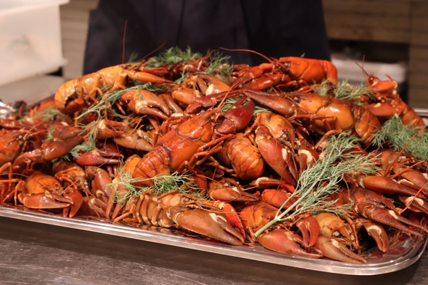 Traditional Finnish crayfish party