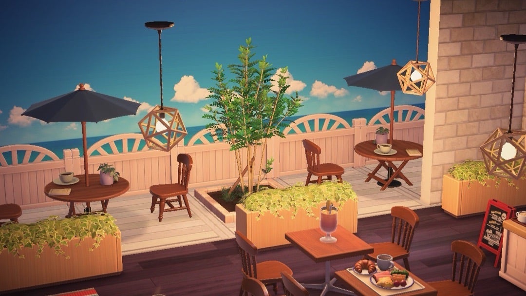 あつ森 ハピパラカフェ2階ギャラリー 作り方TikTok